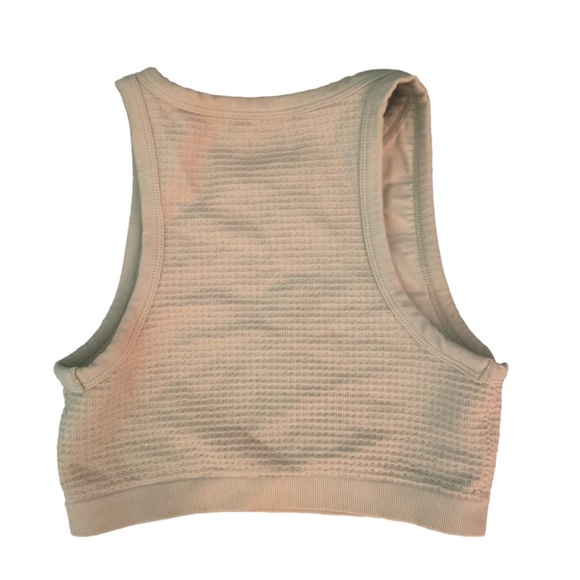 Garage cropped sporty cream tank top, size xs - Picture 3 of 3